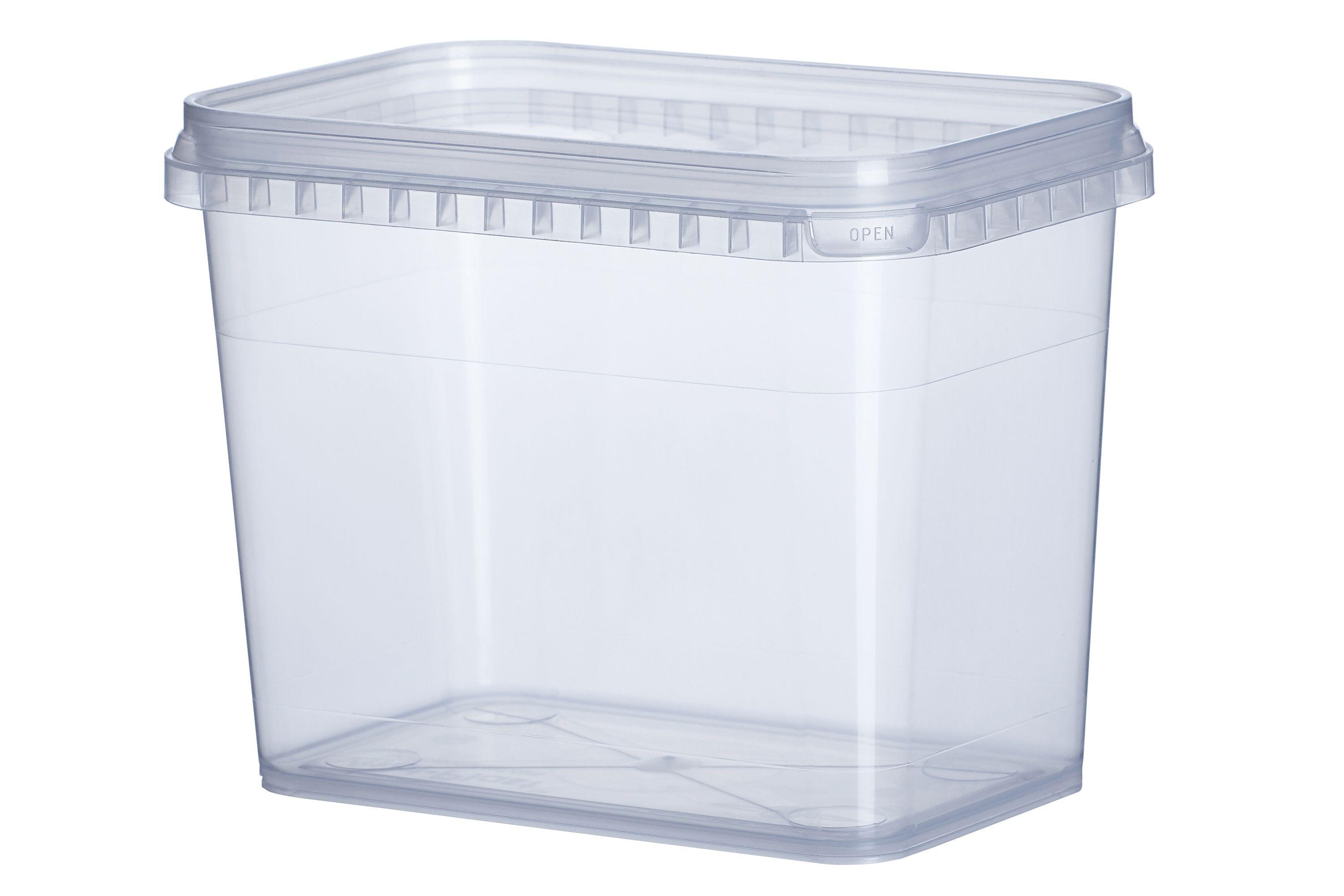 Судок прозрачный Vital Plast для пищевых продуктов 1 л 350 шт./ящ.