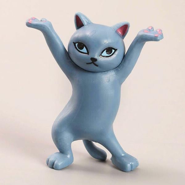 Подставка для канцелярских принадлежностей SUNROZ Cat Stand Blue (A88056)