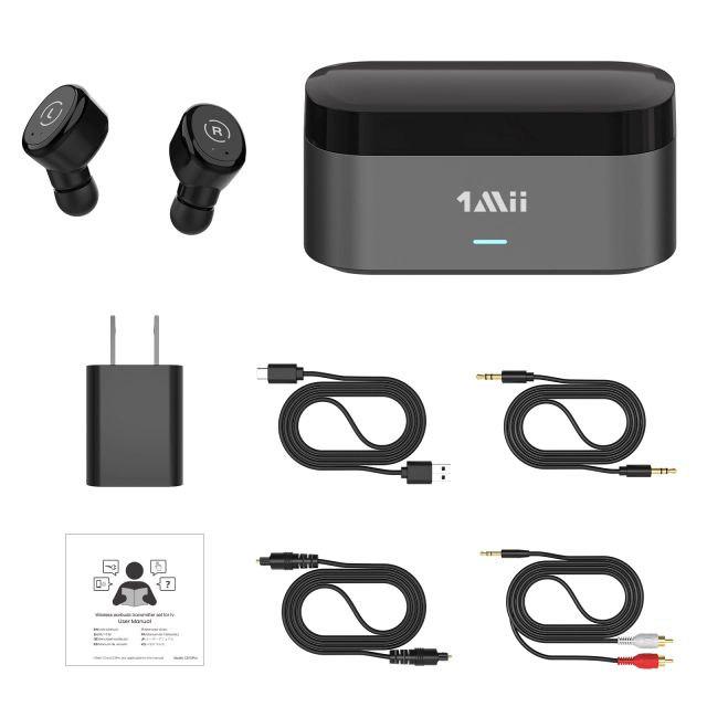 Навушники бездротові з передавачем 1Mii E3Pro Wireless Earbuds Transmitter Set (31444611)