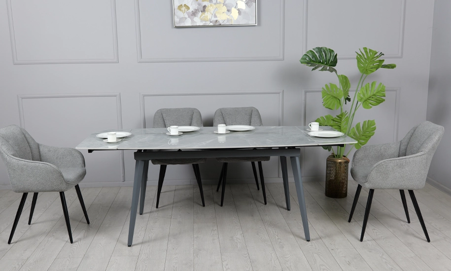 Стол раскладной Prestol Люкс 1400/2000х900х760 мм Серый (2147484337) - фото 11