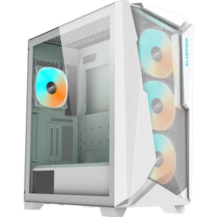 Корпус для ПК Gigabyte C301 Glass V2 Midi-Tower no PSU ATX/MicroATX/Mini-ITX/E-ATX White (C301GW V2)