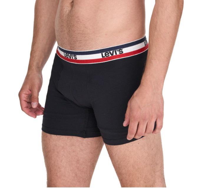 Труси-боксери чоловічі LEVIS Boxers XL 5 шт. Black Grey Melange (701224335-001-030-XL) - фото 4 Труси-боксери чоловічі LEVIS Boxers XL 5 шт. Black Grey Melange (701224335-001-030-XL) - фото 4