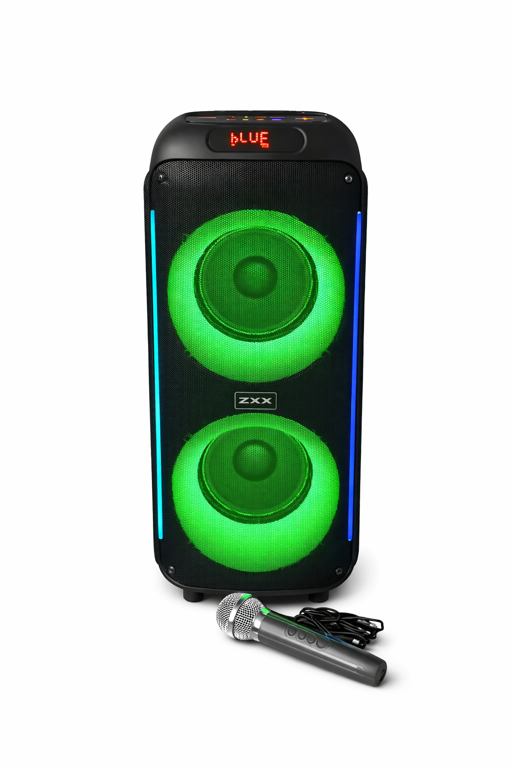 Портативная колонка ZXX-5504 Bluetooth 1000 Вт с микрофоном/FM радио/USB (ML-05612)
