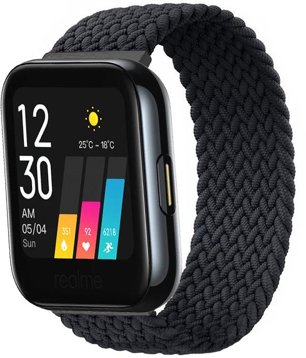 Ремінець Solo Loop для Realme Watch 135 мм Black (19711)