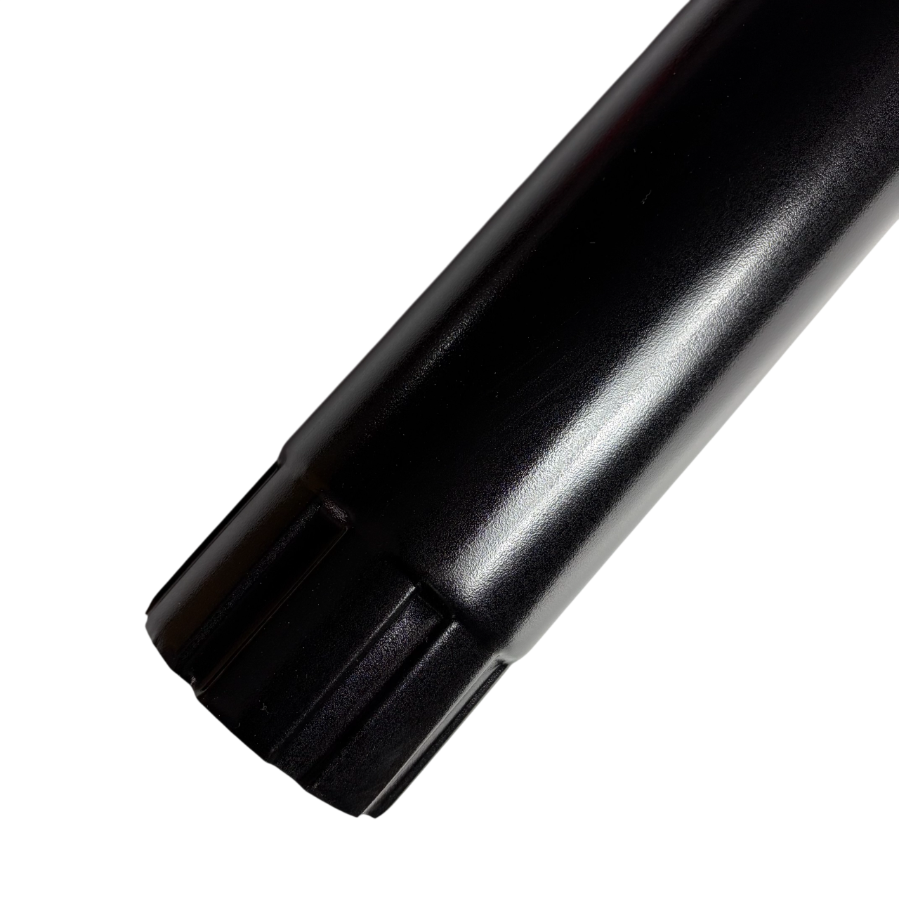 Труба водосточная Alpine 125/90 мм 1 м RAL 9005 Глубокий черный (010024)