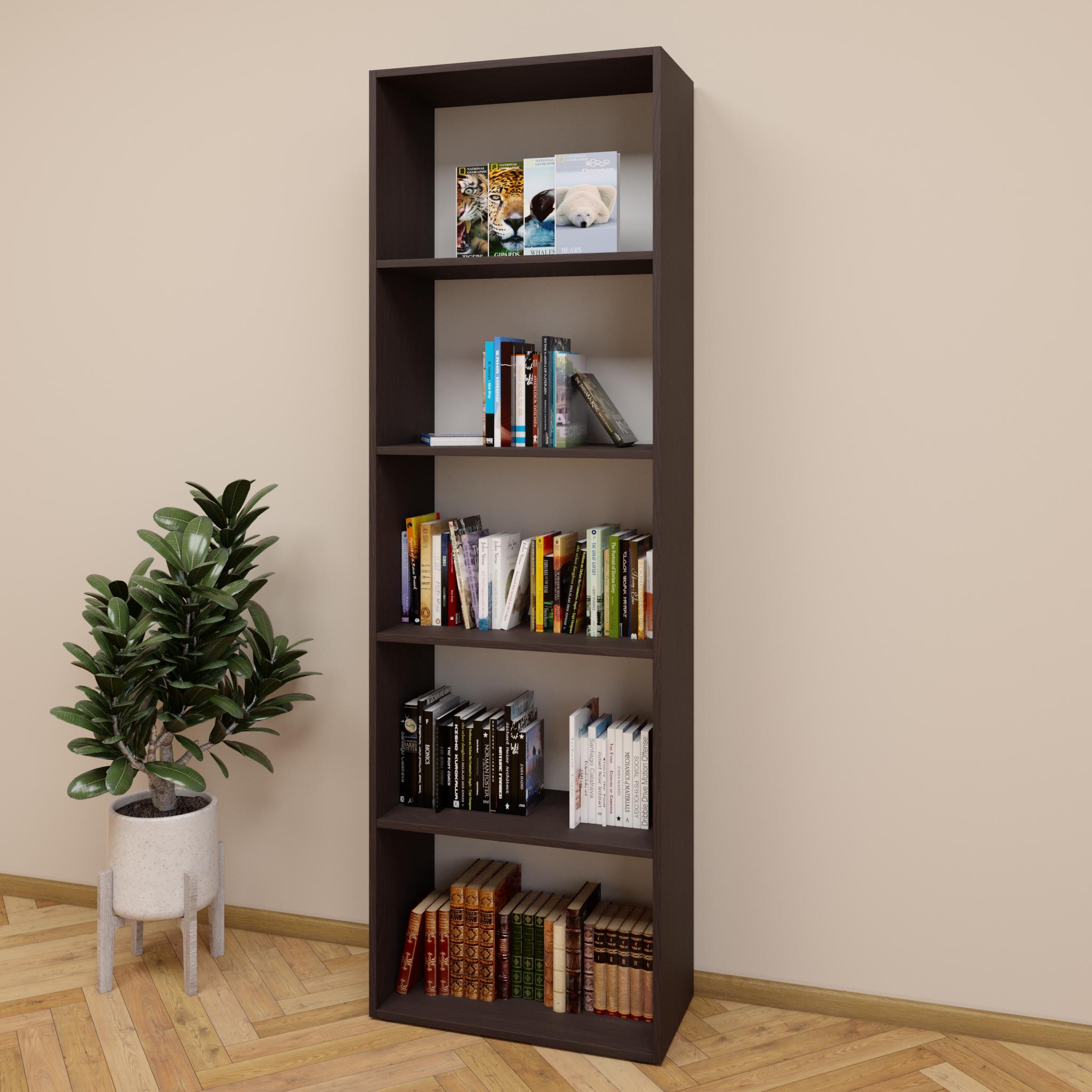 Стеллаж-полка для игрушек с задней стенкой на 5 отделений 190х60х30 см Венге (A-4) Стеллаж-полка для игрушек с задней стенкой на 5 отделений 190х60х30 см Венге (A-4)