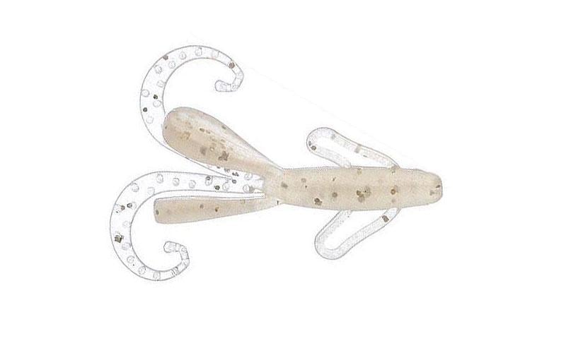 Силиконовый рак Reins Tiny Hog№318 для микроджига съедобный 2" 10 шт. Clear/Pearl/Silver (6319)