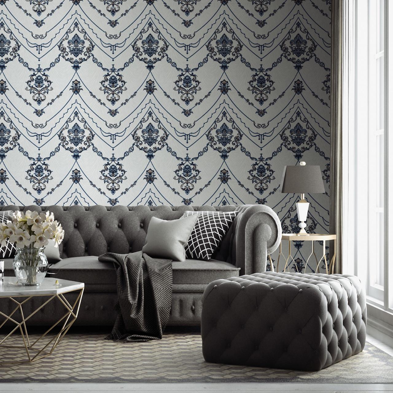 Обои универсальные LS 10,05х1,06 м Светло-серо-золотистый (1416/7) - фото 4 Обои универсальные LS 10,05х1,06 м Светло-серо-золотистый (1416/7) - фото 4