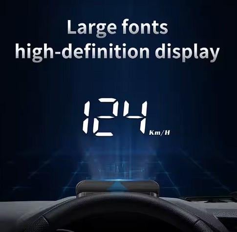 Бортовой компьютер для авто OBD2 HUD M3 с проекцией на стекло - фото 2 Бортовой компьютер для авто OBD2 HUD M3 с проекцией на стекло - фото 2