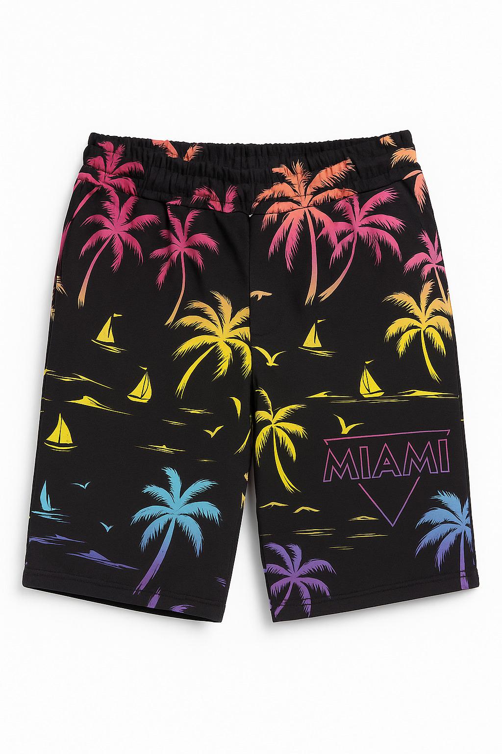 Шорти PRIMARK з пальмами 134 см Чорний (1420302)