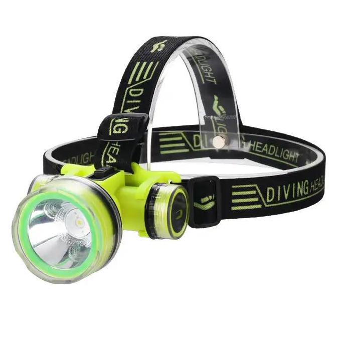 Фонарь налобный подводный SQ-901D-OSL 500lm/USB-C Green (588b5232)