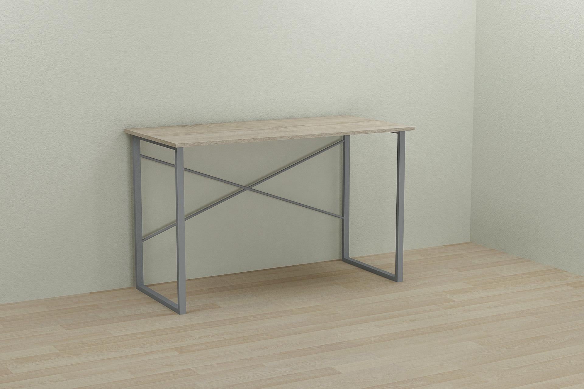 Компьютерный стол Ferrum-decor Дейв ДСП 16 мм 75x140x70 см Серый/Дуб Сонома (FRD-102409)