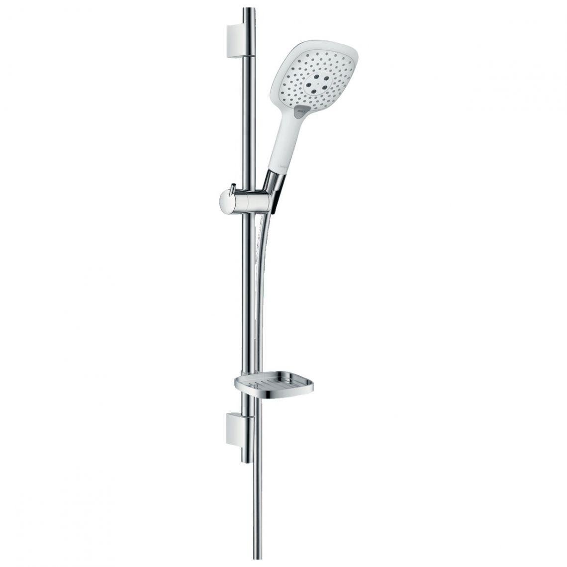 Душевой комплект со штангой Hansgrohe Raindance Select 27856400 Белый (143658) - фото 1