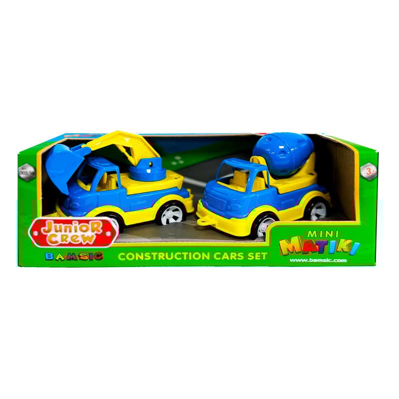 Набор Bamsic 002/14 Mini Matiki бетоносмеситель/экскаватор (130953) Набор Bamsic 002/14 Mini Matiki бетоносмеситель/экскаватор (130953)