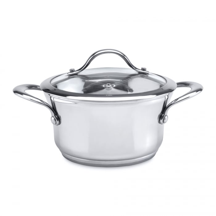 Кастрюля со стекляной крышкой  BergHOFF Tulip объем 1.3 л d- 16 см