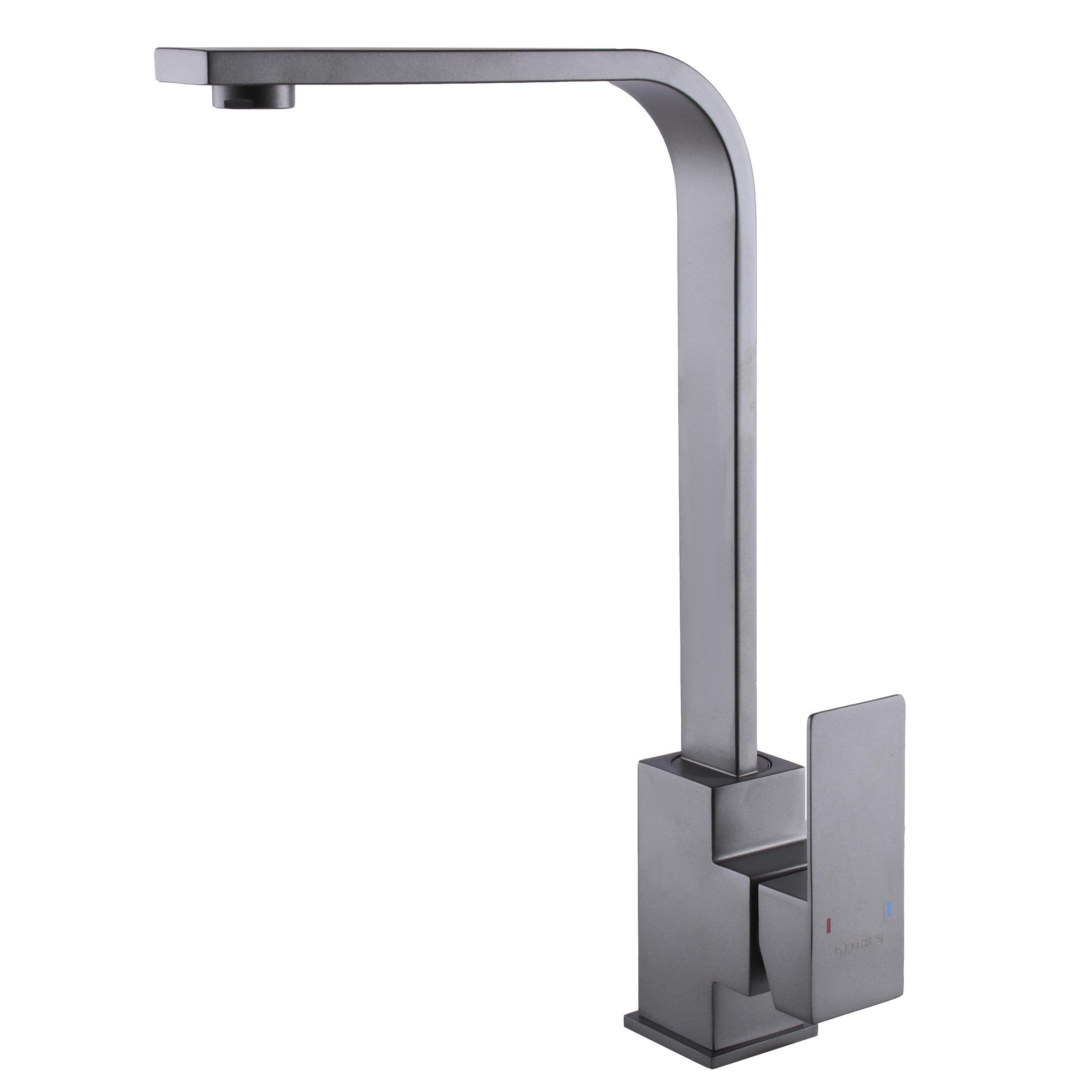 Смеситель для кухни Globus Lux SICILIA SBQ-203S-GRAY 000022216 однорычажный Серый (115931) Смеситель для кухни Globus Lux SICILIA SBQ-203S-GRAY 000022216 однорычажный Серый (115931)