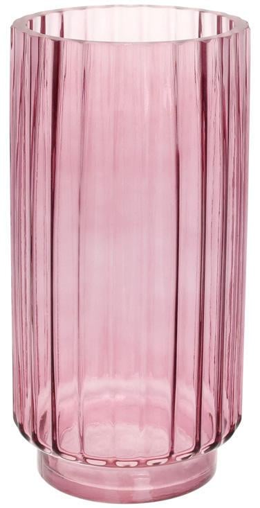 Ваза декоративная Ancient Glass Манхеттен 24,5х12,5 см стекло Фиолетовый (BD-591-291)