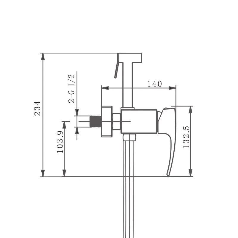 Гигиенический душ со смесителем Gappo G2007-8 Белый/Хром (G2007-8) - фото 5 Гигиенический душ со смесителем Gappo G2007-8 Белый/Хром (G2007-8) - фото 5