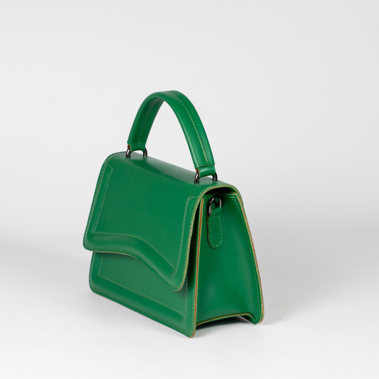 Сумка женская кросс-боди XENIA № 18-24 Зеленый - фото 2