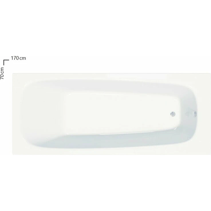 Ванна прямоугольная Ravak Septima 170x70 мм (ss170)