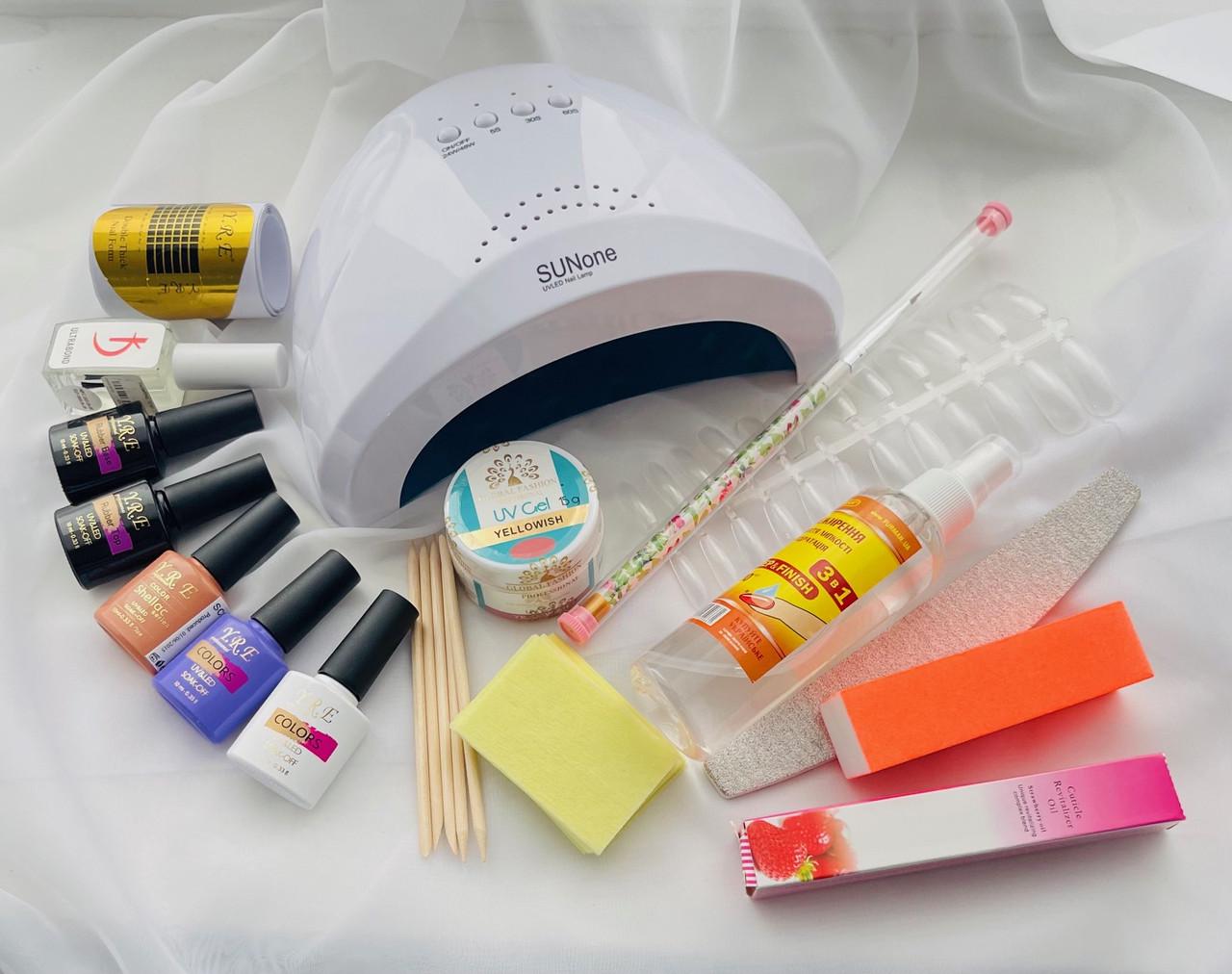 Набор для наращивания ногтей SUN 15 шт. - фото 2