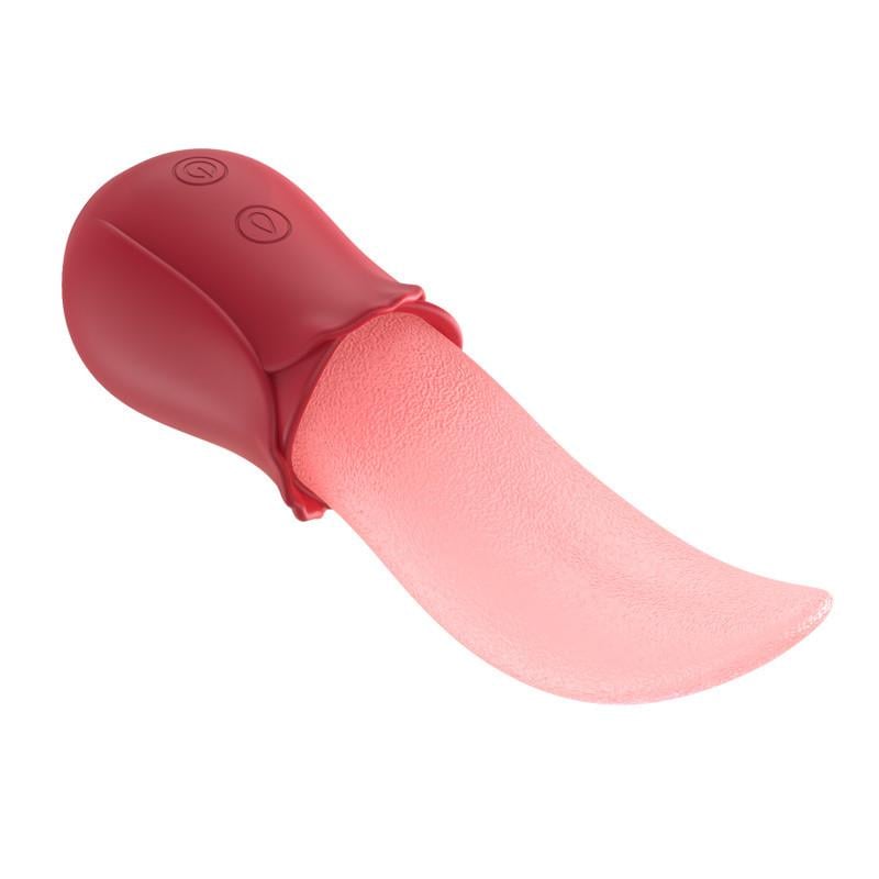 Стимулятор-вибратор клиторальный в форме язычка USB (rud_989)