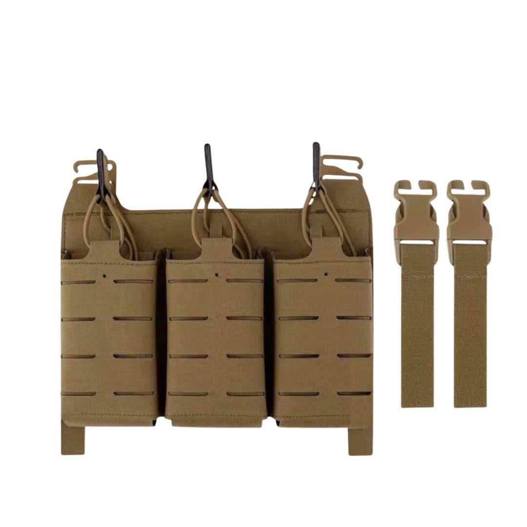 Подсумок на 3 магазина АК/AR Idogear Cordura Койот