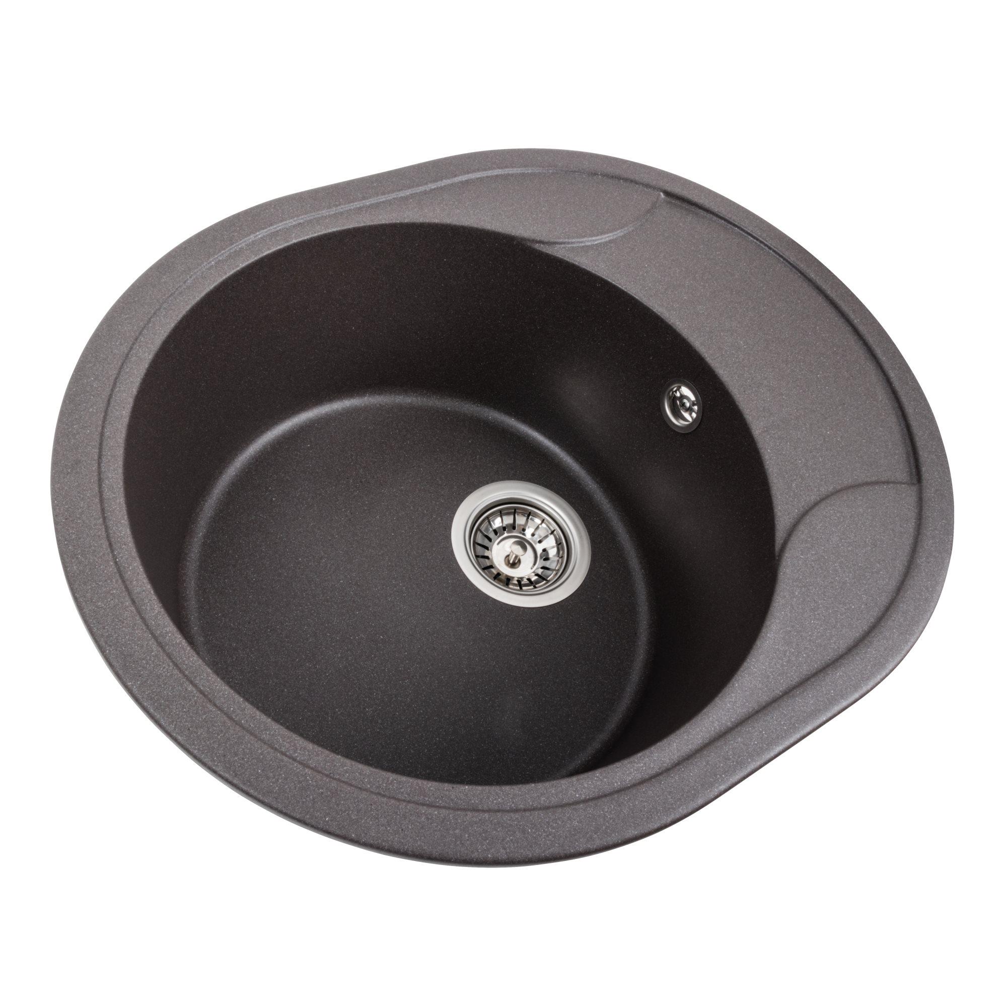 Мийка гранітна для кухні Platinum 5847 ONYX матова Гренадін - фото 2 Мийка гранітна для кухні Platinum 5847 ONYX матова Гренадін - фото 2