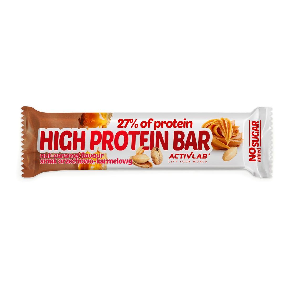 Батончик High Whey Protein Bar Peanut-caramel 49 г (00000035238)