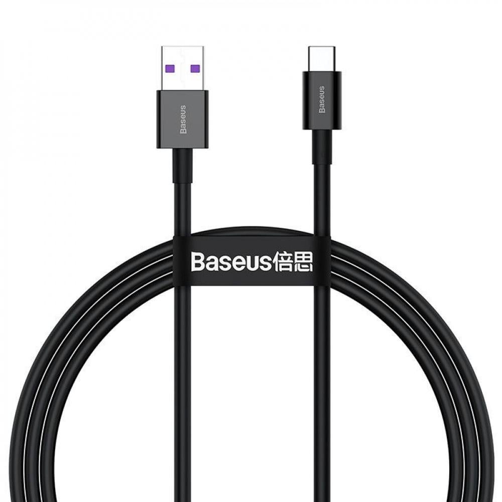 Кабель BASEUS Superior Series Fast Charging Type-C 66 W 1 м Черный (31917 black)