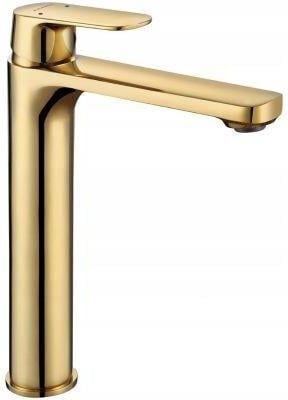 Змішувач для умивальника Kuchinox Gava Золотистий (KCH191809ALL)