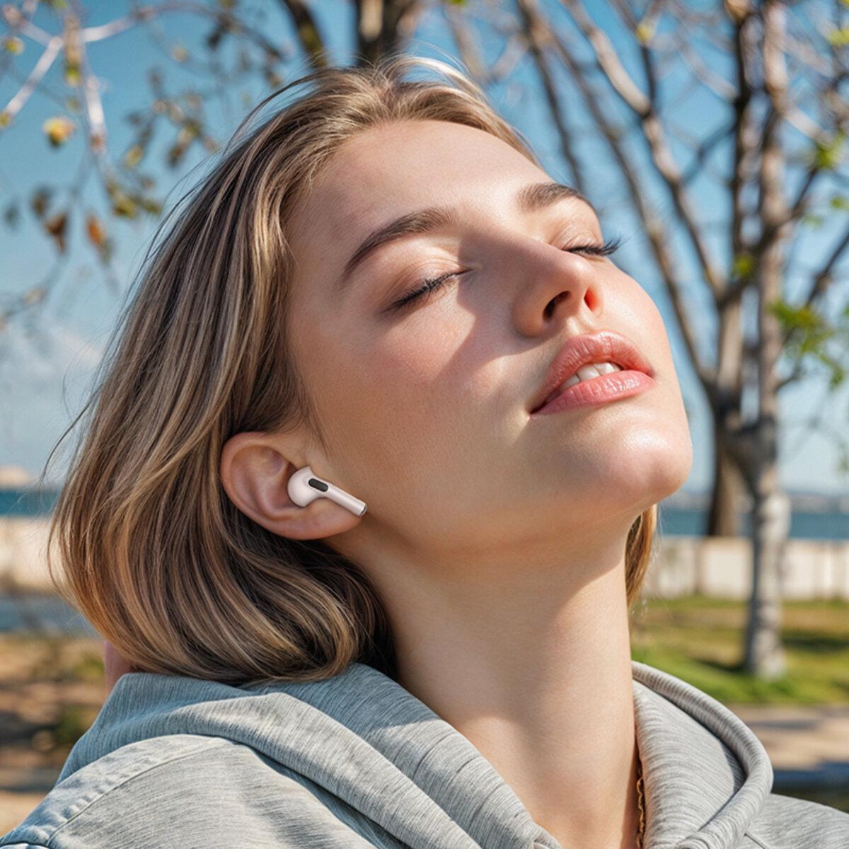 Навушники бездротові Borofone BW84 BT5.4 300 mAh White (6941991119163) - фото 4 Навушники бездротові Borofone BW84 BT5.4 300 mAh White (6941991119163) - фото 4