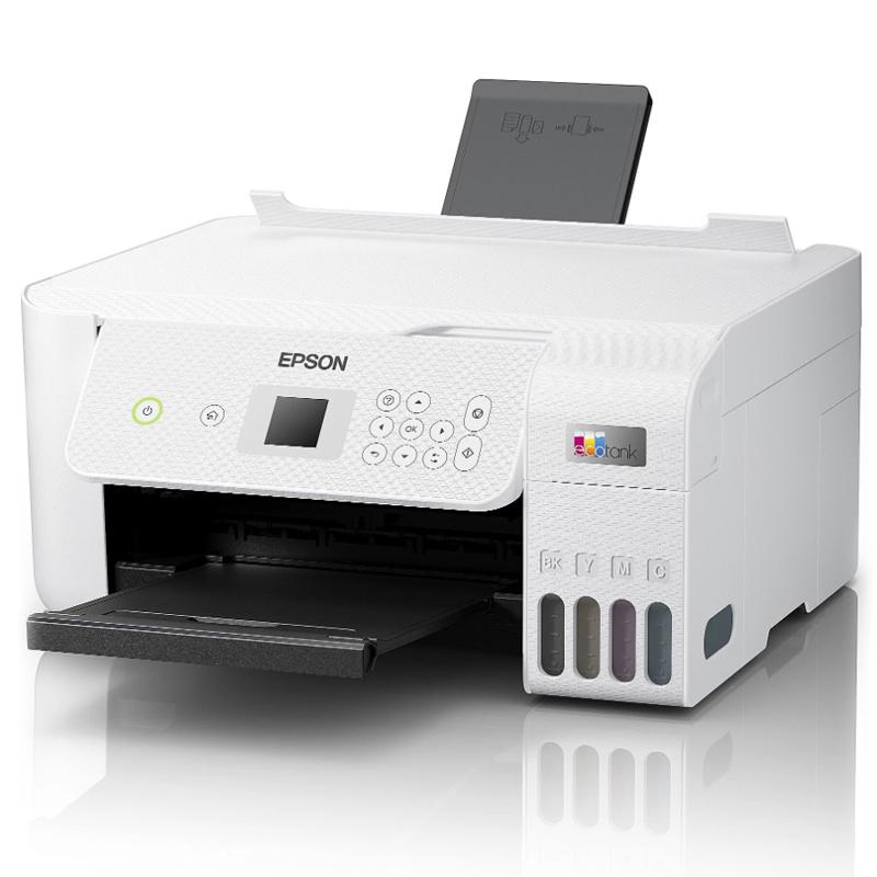 Принтер струйный МФУ Epson EcoTank L3266 цветной для дома и офиса 3в1 White - фото 2