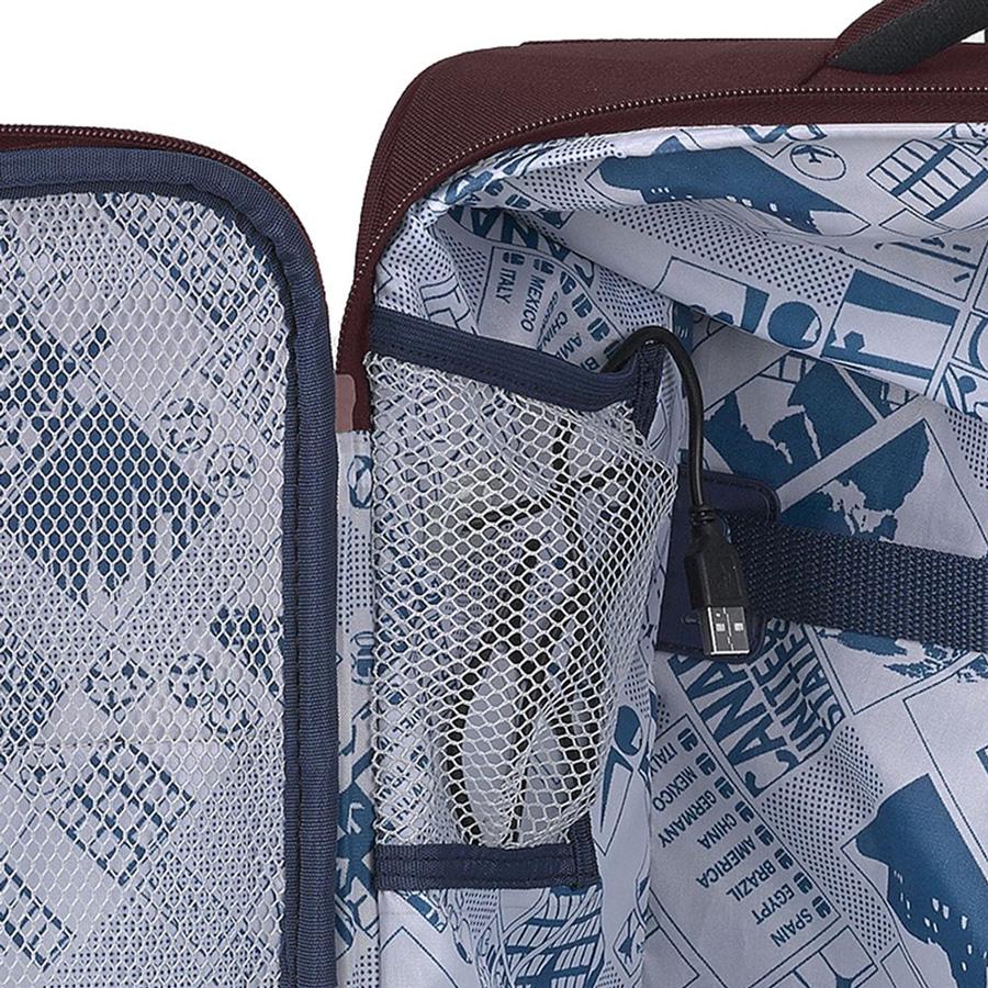 Чемодан Gabol Nordic S Burgundy (118501) - фото 3 Чемодан Gabol Nordic S Burgundy (118501) - фото 3