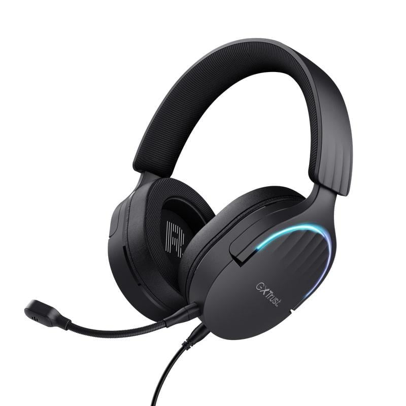 Наушники Trust GXT 490 Fayzo игровые с микрофоном проволочные USB-A 2 м Черный (619133)