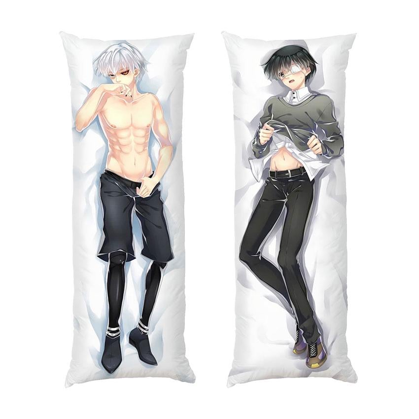 Подушка дакимакура Tokyo Ghoul Ken Kaneki 3 габардин 150х50 см (112330-3)