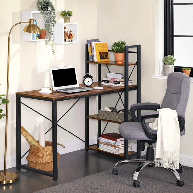 Комп'ютерний стіл з боковими полицями Leobert Devoko Loft (4627) - фото 2