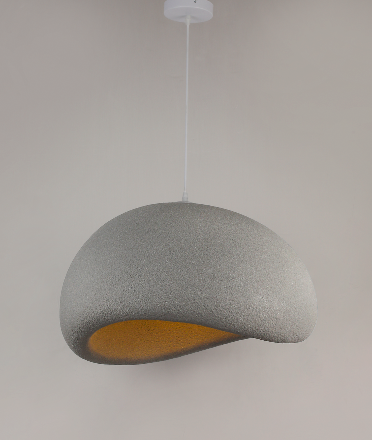 Підвіс-люстра гіпсовий ХМАРИНКА Вабі Сабі 60 см Сірий (805-8002-1)