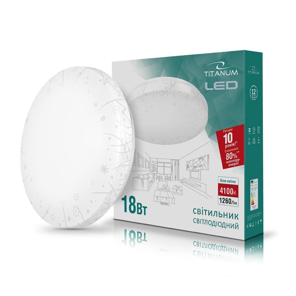 Светильник LED настенно-потолочный TITANUM GRASS 18W 4100K 220V TLCL-18GR