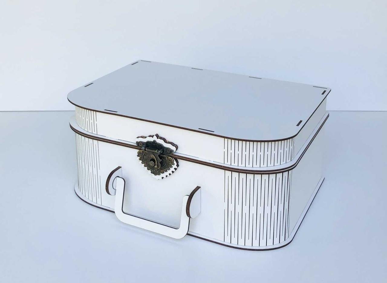 Валіза Преміум 33х23х14 см Білий