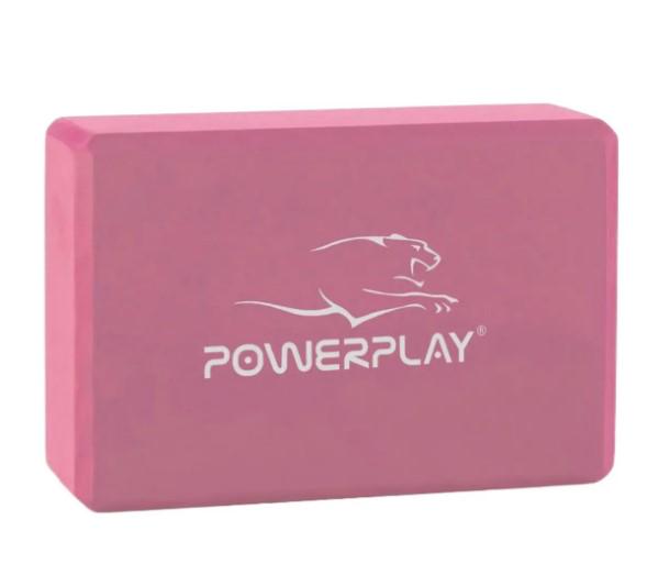Блок для йоги PowerPlay 4006 Yoga Brick Розовый (PP_4006_Pink_Yoga_Brick)