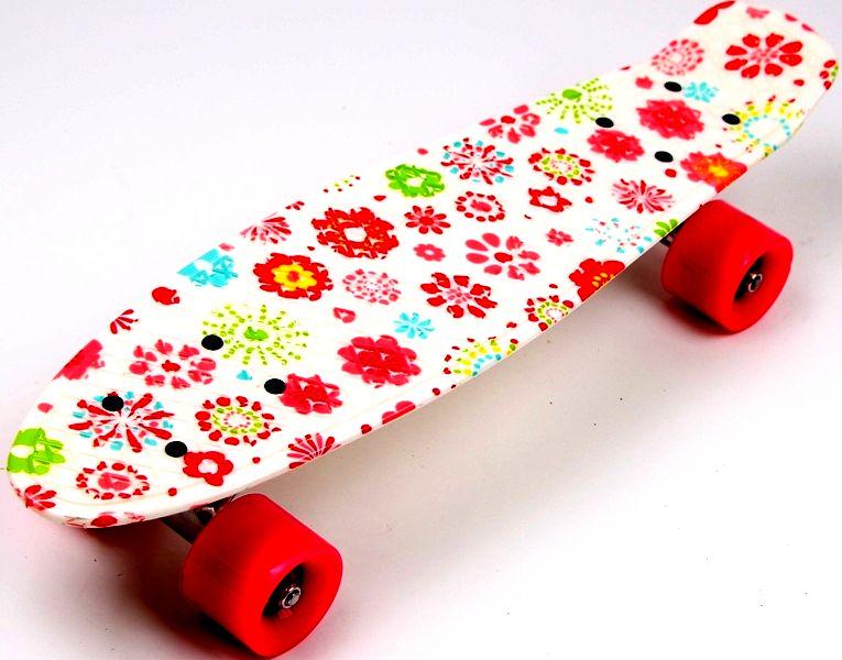 Пенниборд Flowers White