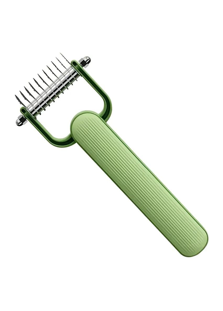 Щетка для вычесывания шерсти животных Good Idea Pet Comb для котов и собак массажная Зеленый (44549Ю) Щетка для вычесывания шерсти животных Good Idea Pet Comb для котов и собак массажная Зеленый (44549Ю)