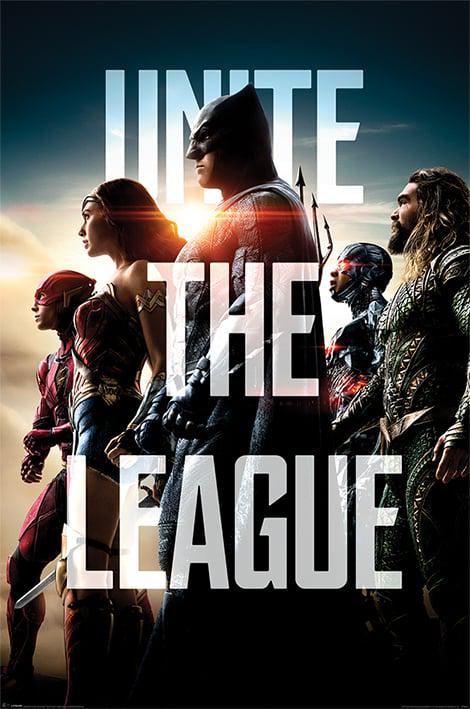 Постер плакат Лига Справедливости/Justice League Movie Unite The League 61x91,5 см