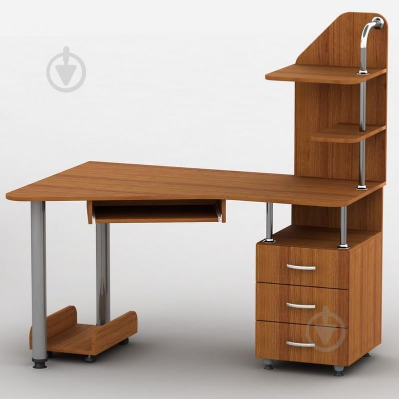 Стол компьютерный Тиса Мебель Тиса-7 Орех Лесной