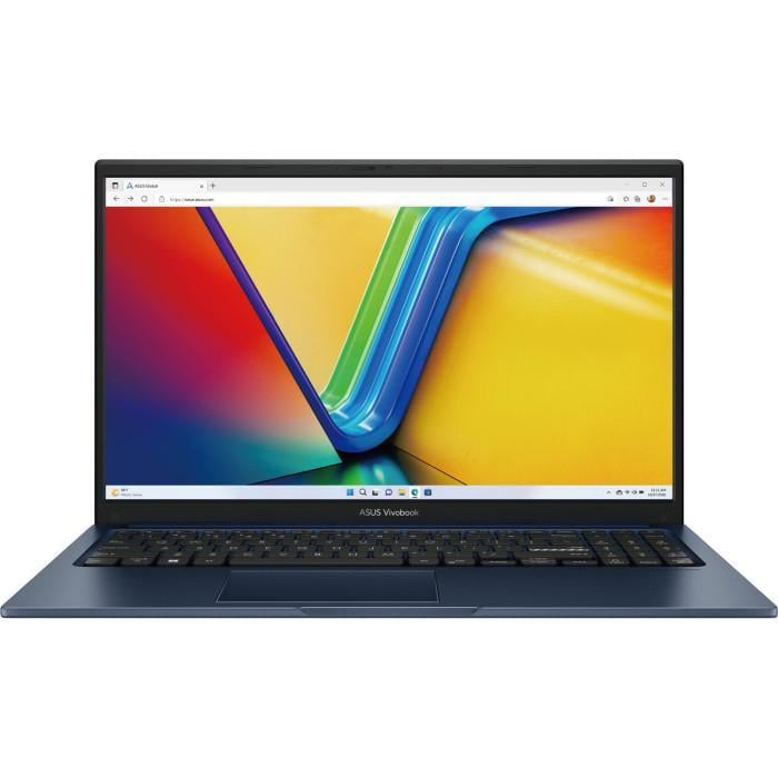 Ноутбук Asus VivoBook 15 X1504MA-BQ109 Intel Core 5 320 16 Гб 512 Гб SSD Intel Graphics DOS Quiet Blue (90NB17I1-M005A0)