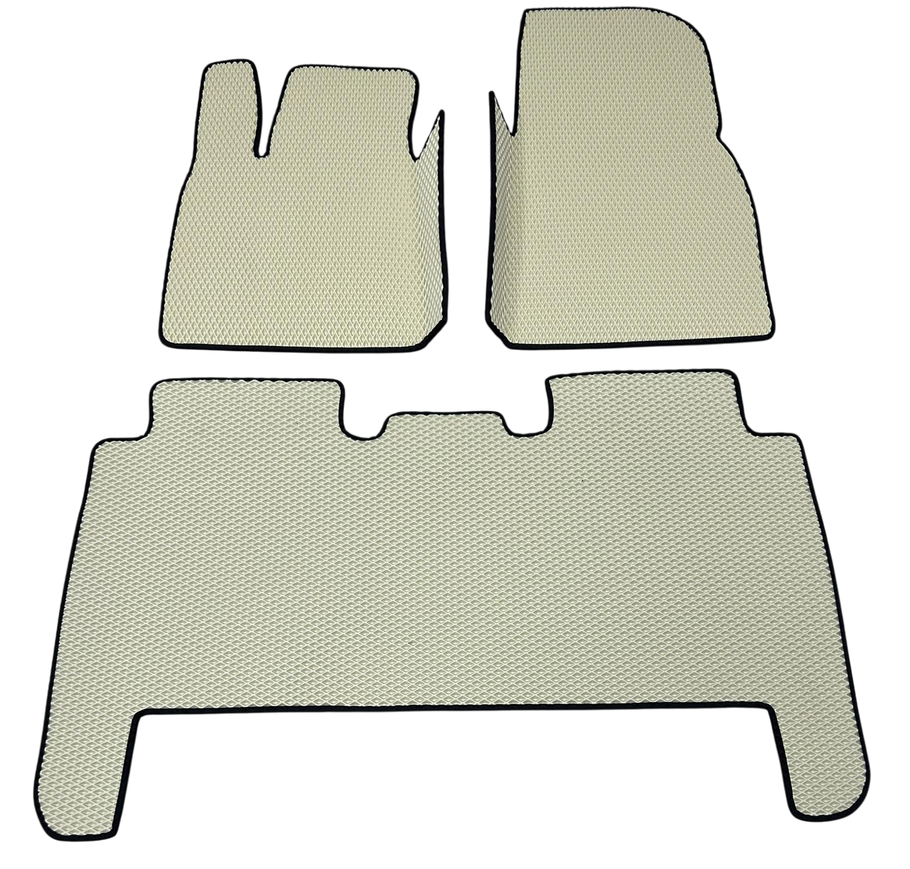 Коврики EVA с бортиками в салон для Tesla Model X 2016- гг. Черный (1984984797)