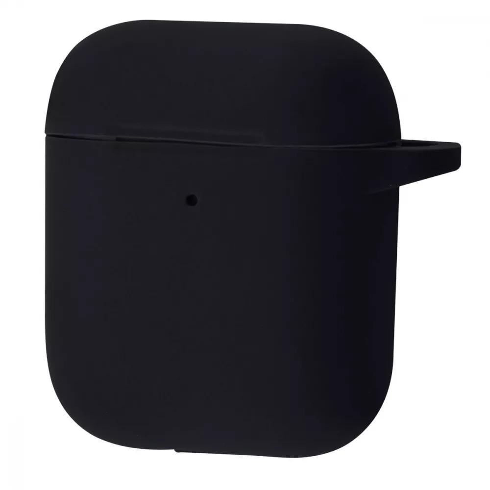 Чохол для навушників PRC Silicone Case New for AirPods 1/2 Black (14069897)