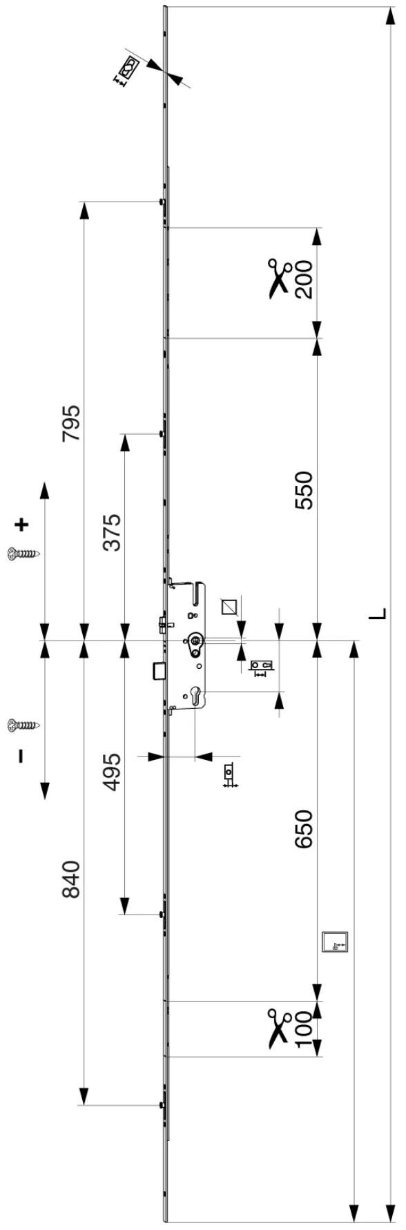 Замок-рейка дверний MACO подовжуємий G-TS 45/16/92 4 цапфи iS (232013) - фото 7 Замок-рейка дверний MACO подовжуємий G-TS 45/16/92 4 цапфи iS (232013) - фото 7