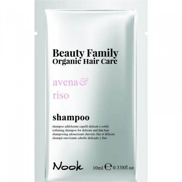 Шампунь Nook Cosmetics Beauty Family Org для тонкого волосся схильного до заплутування 10 мл (9000000709416)